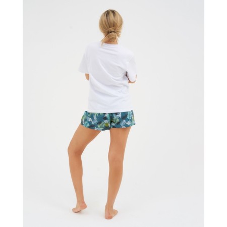 Women's shorts KAFTAN "Leaves", p. 40-42, blue-3