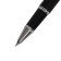 Handle Gift ball in the leatherette case, black body with silver