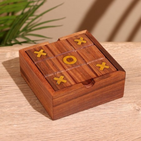 Board game 2B1 (crossbreeds + saltter) 11.5x11.5x5 cm, tree shisham-1