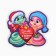 New Year's Wooden Magnet "New Year: Love and Tenderness", 8 x 7.1 cm