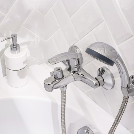 Bath mixer "RMS" SL85-009E, 35 mm cartridge, shower, zinc, chromium-2