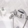 Bath mixer "RMS" SL85-009E, 35 mm cartridge, shower, zinc, chromium