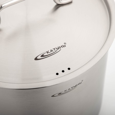 Poster "General catering", 7 l, d = 22 cm, h = 18 cm, metal cover, induction, with a heat distribution layer-3