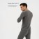 Male Resport thermal underwear, kit: longshit, leggings, size S, gray