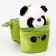 Soft toy "Panda in a bag", 25 cm