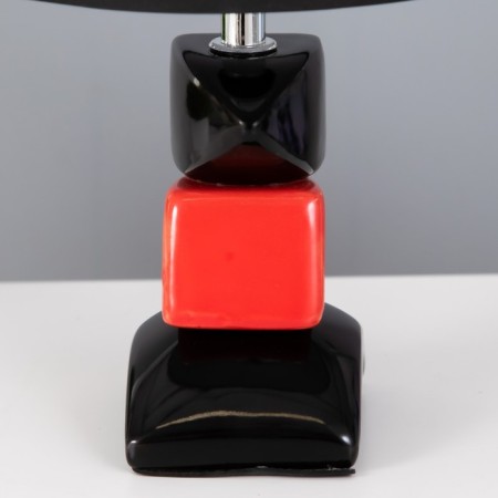 Disasia table lamp E14 40W Black-red 18x18x29 cm Risalux-6