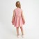 Children's dress with kaftan pockets, size 30 (98-104), powder