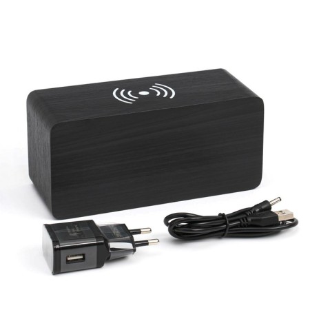 Clock - an alarm clock "number" desktop "desktop with a thermometer and wireless Qi charging-4