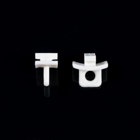A plug on the cornice, 15x15x10 mm, plastic, white color-3