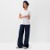 Women's T-shirt Minaku: Exclusive Print Goose Color White, Rr. 52