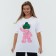 T-shirt female, white color, size One size (42-46)