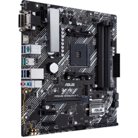 The ASUS Prime B450M-A II, AM4, B450, 4XDDR4, VGA, DVI, HDMI, MATX-1