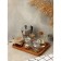 Dish - tray for serving and feeding ADELICA "Arno", 25 × 18 × 1.7 cm, oak