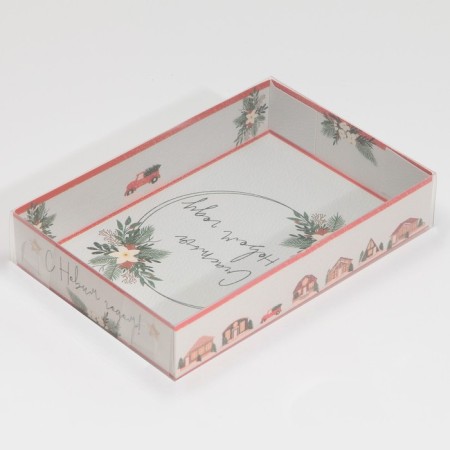 Box for Makarun "Happiness in the New Year", 17 x 12 x 3 cm, New Year-3