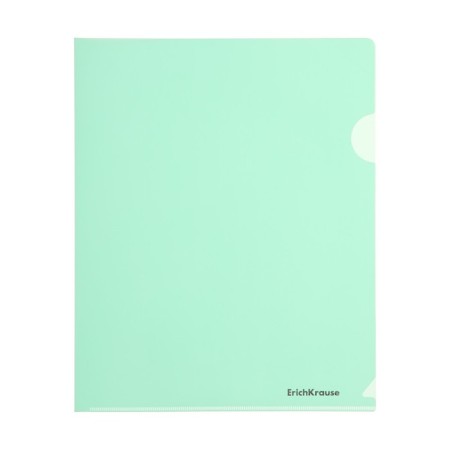 A5+, 180 μm folder, Erichkrause "Matt Pastel Bloom", opaque, with embossing "Sand", mix-2