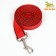 Leash 2 m x 2.5 cm, red-black