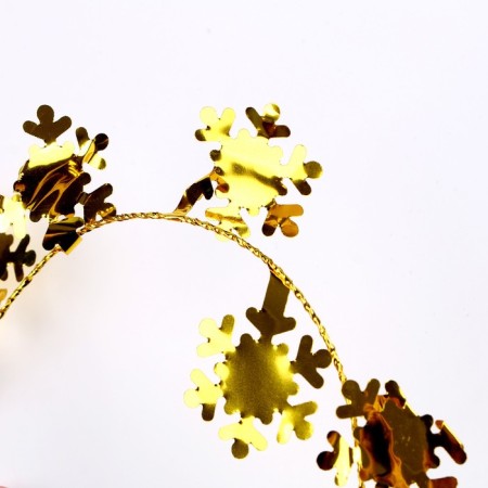 Wire for crafts and decor "Snowflake" length - 5 meters, gold color-3