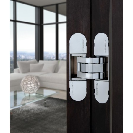 Loop of hidden installation Armadillo Universal 3D-CH 60 SC, with 3D reg., Color mat. chromium-4