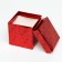 Box of self -assembly red 10x10x10 cm
