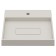 Sink uperwood tanos quartz 50 cm, block quartz, with a decorative lining