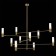 Ceiling Ceiling ST LUCE. SL1239.303.10. Vitra. 10x5 watts, G9, 4000k, 125x125x13 cm, brass color