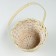 A set of wicker baskets, D16x10/31 cm, d19x11x33 cm, d21x12x35 cm, 3 pcs, yellow, bamboo