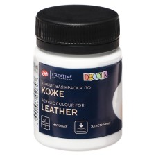 Acrylic paint on the skin 50 ml, ZHK Decola, White, 26128104