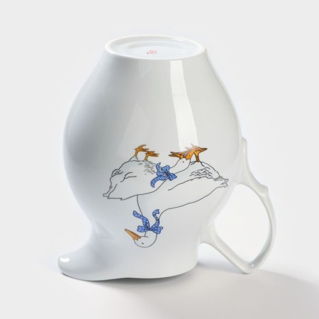 Porcelain's jug “geese”, 2 l, mix-2