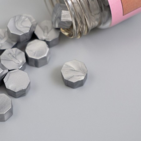 Surgut in granules in the jar of "octagonal" silver 2x9 g set 2 pcs 4.5x3x3 cm-2