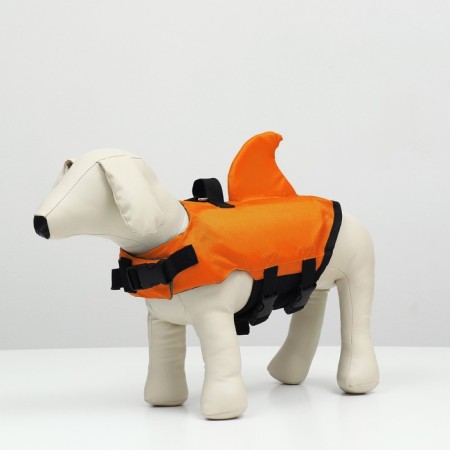 Shark life vest for dogs 9-23 kg, size M (DS 30, OG 41-52, Osh 40-48 cm)