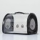 Transparent bag, 43*24*28 cm, black