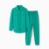 Women's costume (shirt/pants), green color, size 44