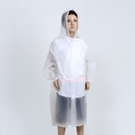 Plane is a transparent children's raincoat, height 120-160 cm, color mix-5