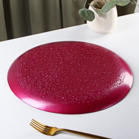 Crispy, D = 32 cm, burgundy color-4