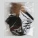 Ketka for dolls with fur pompom, black color