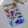 Sticker plastic holography "Cosmos" mix 23x11 cm