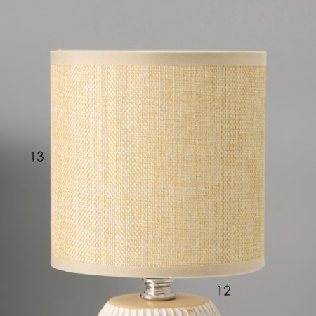 Board lamp "NAMI" E14 40W beige-white 13x13x27 cm-2