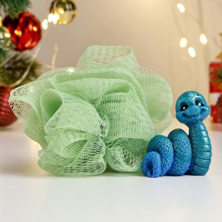 Set in the canned bank "New Year's soap surprise" soap + washcloth-2