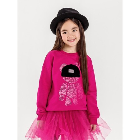Svitshot Children's Electric Bear, height 128 cm, fuchsia color-3