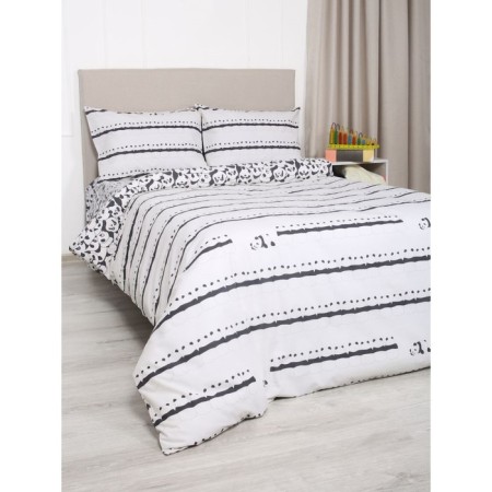 Bed linen 1.5 joint venture "Panda on a halt", size 150x215 cm, 145x210 cm, 50x70 cm