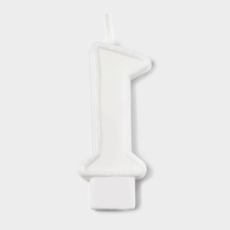 Candle figure for the cake "1", 3.7 x 7.2 cm-4
