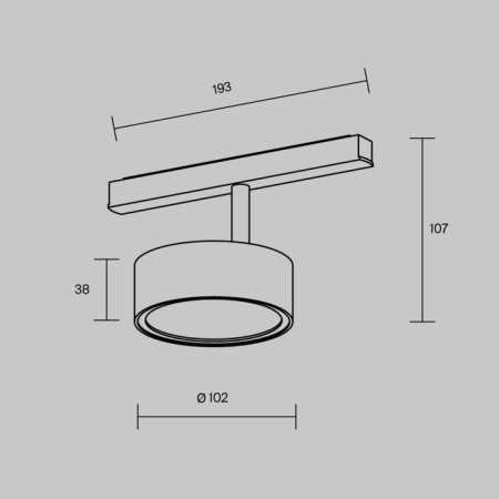 TREECH TRECHNICAL TR040-2-18W3K-BBS, 18W, 19.3x10.2x10.7 cm, LED, 1205LM, 3000K, Black and Brass-8