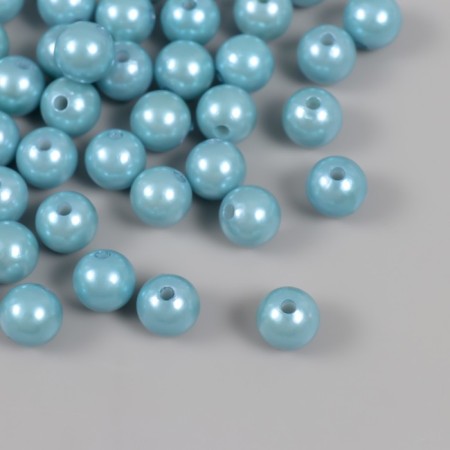 Set of beads "Pearls" d 12 mm, 250 gr, gray-blue-1