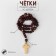 Parsing wooden "Orthodox" 50 beads through a ball, brown color