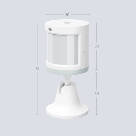 Yandx-00522, Zigbee, Cr2450, 170 ° C, 170 ° C, Belly, White, White-8