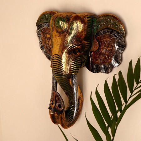 Panel wall "Elephant Head" 33x13x40 cm-2
