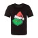 Male T -shirt "Grinch", Black color, size 58