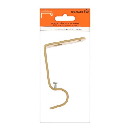 Crohstein for cornice D20 is single 8 cm, color gold-4
