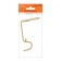 Crohstein for cornice D20 is single 8 cm, color gold
