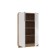 Nordic shoe cabinet, 535x300x900, oak sonoma light/white alaska